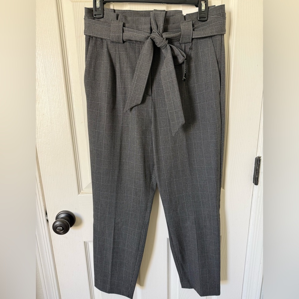 Express Gray Plaid Women's Trousers